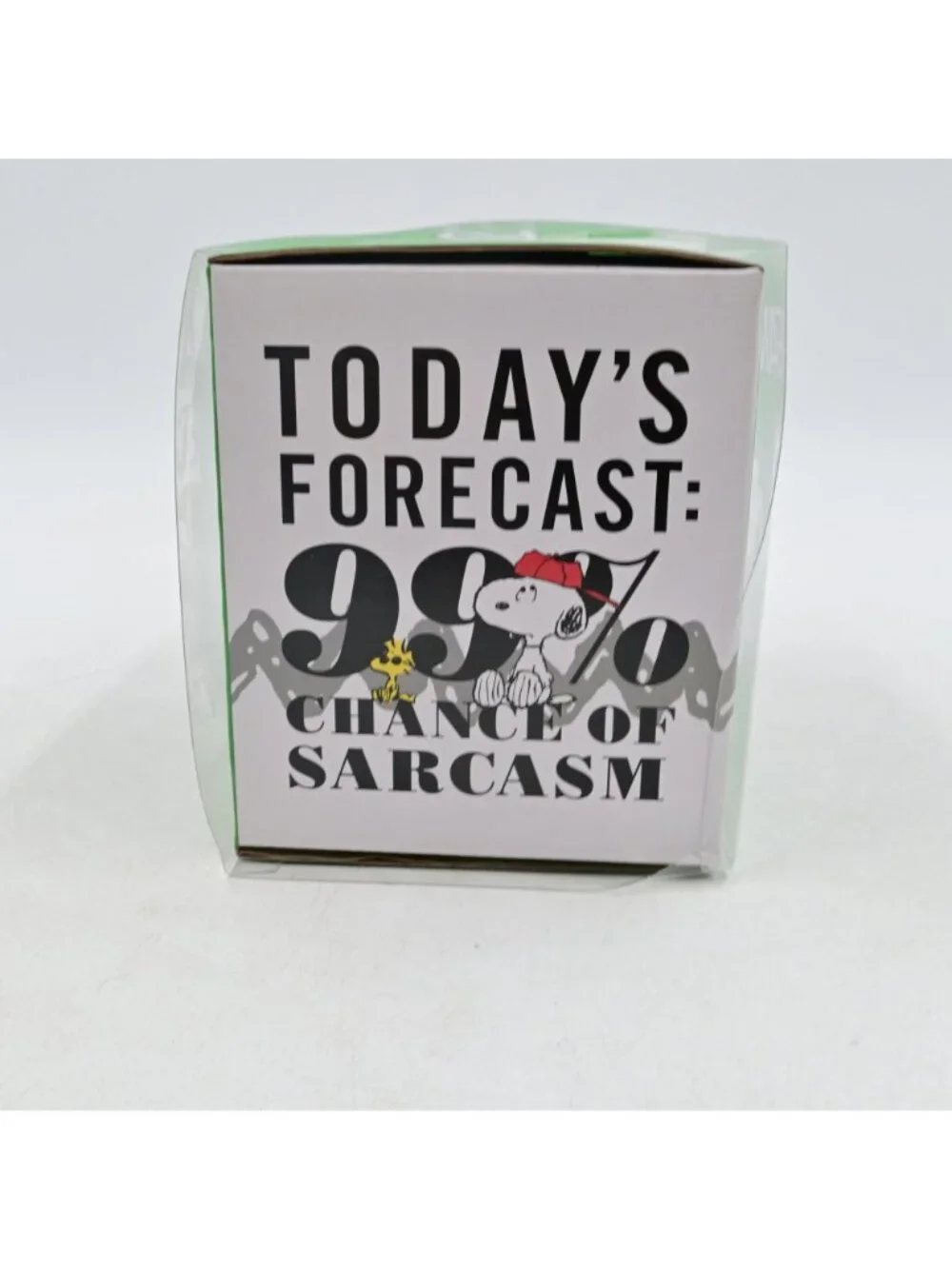 Department 56 Peanuts Snoopy 99% Chance of Sarcasm Mug Coffee Cup Boxed New
